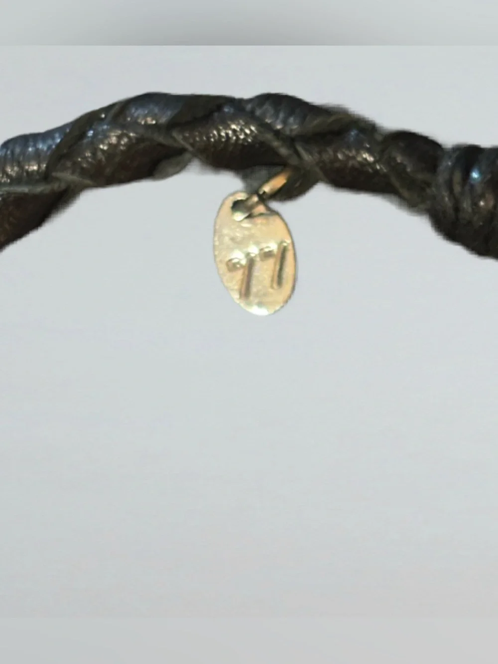 Classics 77 Plated Black Braided Bracelet